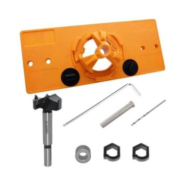 Imagem de Conjunto De Guia De Perfuração Para Dobradiças De Madeira De 35mm Para