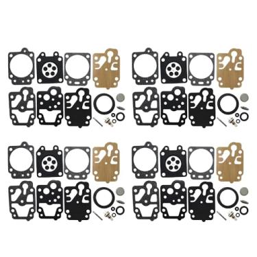 Imagem de RUURUU Kit de reparo de carburador de 4 peças para Honda GX25 GX35 HHB25 HHH25 - Compatível com Walbro K10-WYB D20-WYJ K20-WYJ