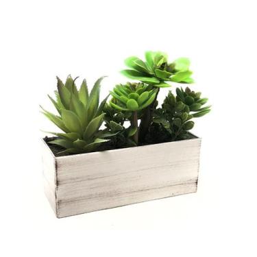Imagem de Planta Artificial Com Vaso 17 Cm - Mabel