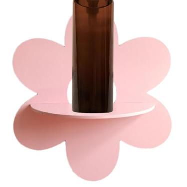 Imagem de Prateleira de parede flutuante com flores, prateleira de parede em margarida - Prateleira pequena e fofa de | Prateleiras flutuantes de flores Boho para parede, prateleira fofa de para quarto de crian