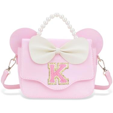 Imagem de Luchike Presentes de aniversário para meninas – Bolsa tiracolo infantil para princesas, presentes de Natal, Rosa - P, K