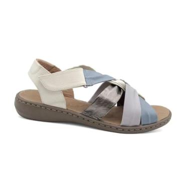 Imagem de Sandália Opananken Feminina de Couro Alexxa 63636