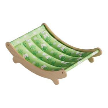 Imagem de Fxzqgnh Cama Refrescante para Gatos, Rede, Cama para Gatos, Cadeira de Descanso Elevada, Móveis para Animais de Estimação, Fácil de Limpar, para Coelhos E Fil, Verde, 59x31.5x15cm