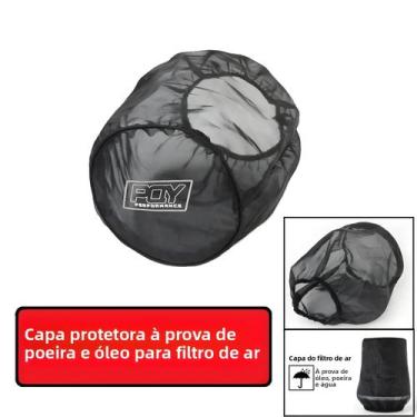 Imagem de Capa Protetora Universal Para Filtro De Ar De Carro Preta Impermeável 