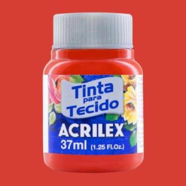 Imagem de Tinta Tecido Acrilex 37ml - Cores , TANGERINA - 801