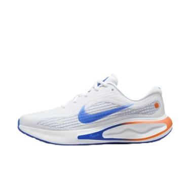 Imagem de Nike Tênis de corrida feminino Journey Run (HQ4218-100, branco/laranja total/tom platinado), Branco/laranja total/tom platinado, 34