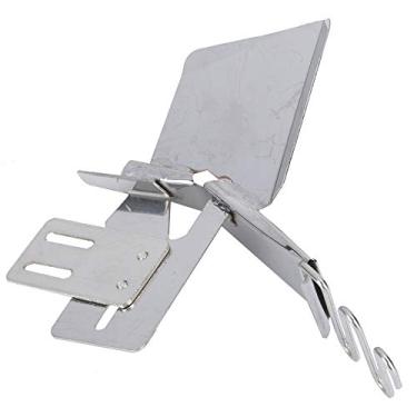 Imagem de Pasta de costura Pasta de máquina de costura Acessório de dobra dupla de aço inoxidável de alta resistência para ponto fixo Máquina de costura de computador Pasta de palmilha de (34mm)