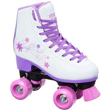 Imagem de Patins 4 Rodas Vinil Fenix Branco