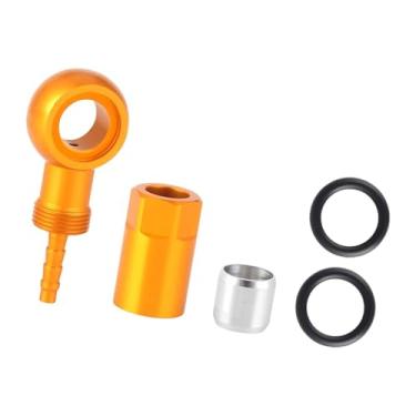 Imagem de oshhni Kit de Montagem de Mangueira Banjo para Freio Hidráulico de Bicicleta - Acessórios de Fixação - Kit de Conexão Banjo para Mangueira Hidráulica para, Ouro