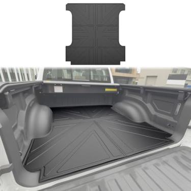 Imagem de JTYZSM Tapete de cama de caminhão para Dodge Ram 1500 2019-2025 2026, forro de cama de proteção para todos os climas, acessórios para carros (19-26 Ram 1500 5,7 pés)