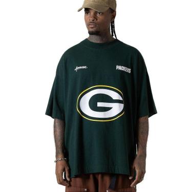 Imagem de Camiseta Huge Oversized Approve x NFL II Packers Verde-Masculino