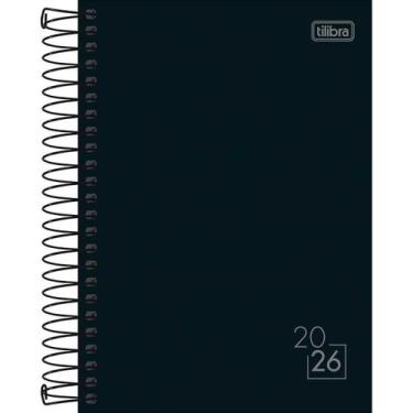Imagem de Agenda Tilibra Espiral Spice Preto 14,0 cm x 20,0 cm M6 354830