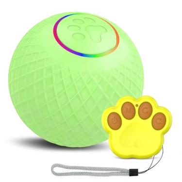 Imagem de Brinquedo para Gatos Pet com Controle Remoto LED Piscante Design de Modo Duplo Baixo Ruído Carregamento Type-C Evasão Automática Obstáculos Rolamento Ativo Jolly Cat Interior