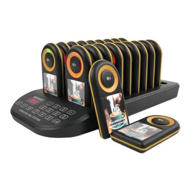 Imagem de Retekess Pager De Restaurante Td169, Sistema Sem Fio, À Prova D'Água Ip55, 500 M Em Áreas Abertas, Contagem Regressiva Serviço, 20 Campainhas Espera Para Food Truck, Igreja, Hotel, Clube