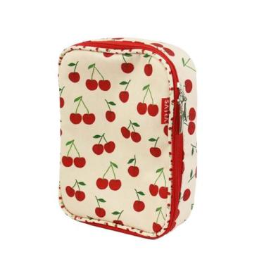 Imagem de Estojo Box 100 Pens 2 divisorias Cerejinha - SABRA