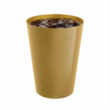 Imagem de Copo Acrílico Luxo 200ML Lavável C/ 10uni Copo Para Sucos Refrigerante