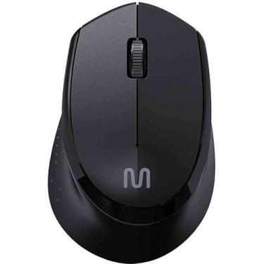 Imagem de Mouse Óptico Sem Fio, Multi, 1600 dpi, 2,4 GHz, Clique Silencioso, Preto