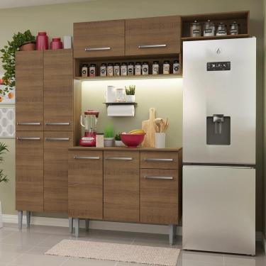 Imagem de Armário de Cozinha Completa 229cm Rustic Emilly Madesa 18XA