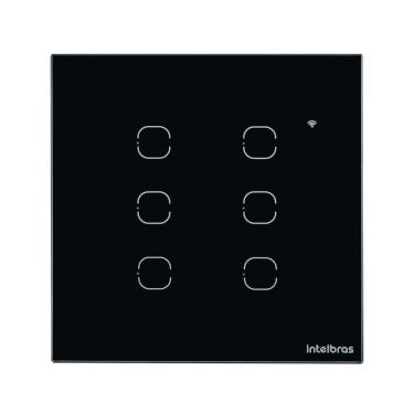 Imagem de Interruptor Smart Wi-fi Touch 6 Teclas Preto Ews 1006 485002