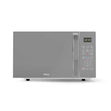 Imagem de Micro-ondas 25L Philco Espelhado Limpa Fácil 1100W PMO28S 220V