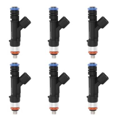 Imagem de 0280158119 Injetores de combustível compatíveis com Jeep Wrangler 3,8L 2007-2010, Dodge Grand Caravan 3,3/3,8L, Chrysler Town & Country 2008-2010 3.3/3.8L, 2009-2010 Routan 3.3/3.8L, 2009-2010 Routan