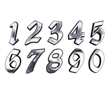 Imagem de Número Residencial Alumínio Polido C.navarro 11cm Número N°8