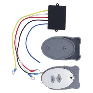 Imagem de KIMISS Guincho Receptor Sem Fio Transmissor âncora Controle Remoto para Molinete e Guarnição de Vela de Barco-hardware Marinho Com 2 Transmissores