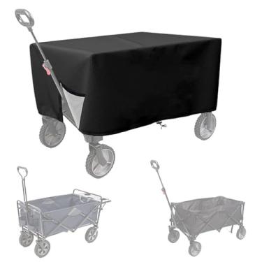 Imagem de BAHULA Capa de vagão de jardim, capa de vagões à prova d'água à prova de poeira, capa de vagão dobrável ao ar livre para carrinho de boné, 97 * 61 * 56 cm