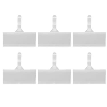 Imagem de Yinhing 50 Conjuntos de Porta-Etiquetas de Prateleira de Plástico Com Clipes e Cartões para Supermercados Shoppings Lojas de Varejo Exibição Versátil de Etiquetas Fácil de Organizar e Atualizar Preços Nas Prateleiras