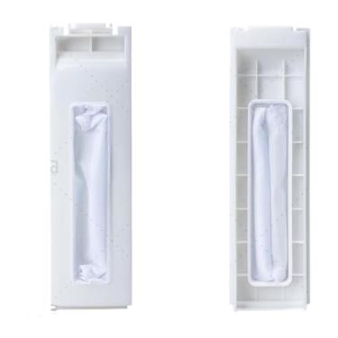 Imagem de WeiLaiKeQi Conjunto de 2 peças de filtro de resíduos, rede para remoção de lixo, fácil de instalar, substitui a rede de resíduos da máquina de lavar roupa para