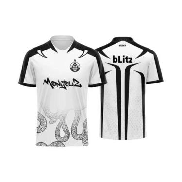 Imagem de Camiseta Esportiva Respirável Kids MongolZ Esports Club 2025 CSGO Majo