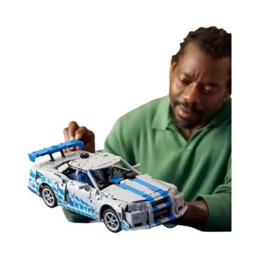 Imagem de Conjunto Mecânico De Carro Esportivo God of War GT-R34, Presente DIY P