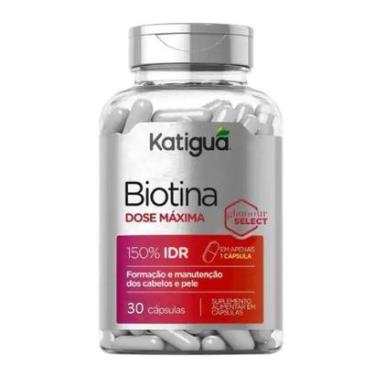 Imagem de Biotina Dose Máxima - 30 Cápsulas - Katiguá-Unissex