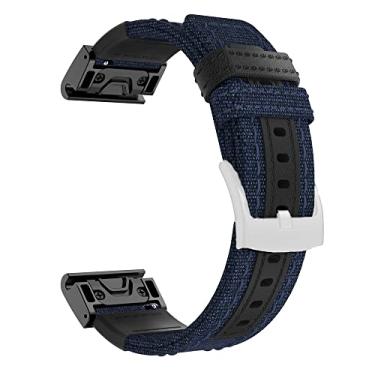 Imagem de KAPPDE Pulseira de relógio de nylon de liberação rápida de 22 de 26 mm para relógio inteligente Garmin Fenix 6X 6 Pro Fenix 7X Fenix 7 Fenix 5X 5 3 3HR 935 945 EPIX (P, para Epix Gen 2-Instinct2)