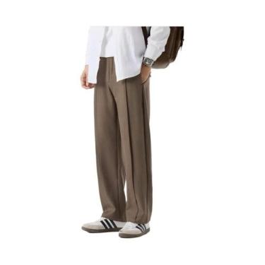 Imagem de Calças De Moletom Casuais Masculinas De Outono 2024 Estilo Coreano Com