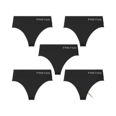 Imagem de Conjunto De Calcinhas plus Size Para Mulheres, Tanga De Cintura Alta, 