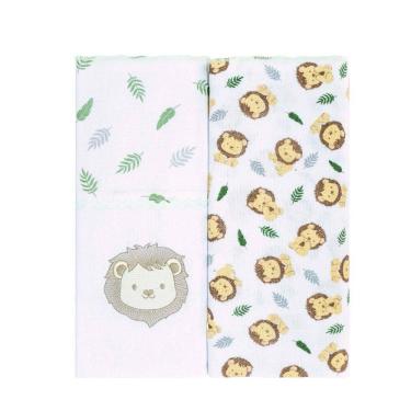 Imagem de Kit Manta Flanelado para bebê 2 unidades Bublim