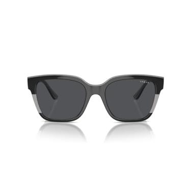 Imagem de Óculos de Sol Vogue Eyewear 0VO5558S 313387 Tam 55 / Preto - Lentes Cinza Escuro