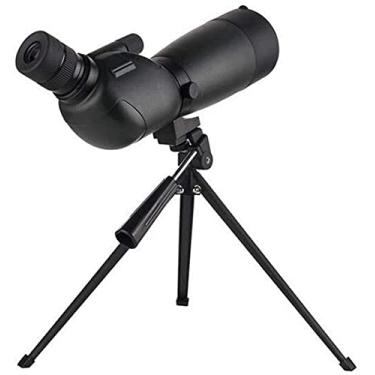 Imagem de pcagfaajmh Monocular 20-60 x 60 Zoom HD espelho alvo de alta potência ao ar livre filme verde telescópio astronômico lua com tripé