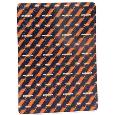 Imagem de Cobertor de piquenique NFL Denver Broncos, 152,4 cm x 182,8 cm, listras hexagonais