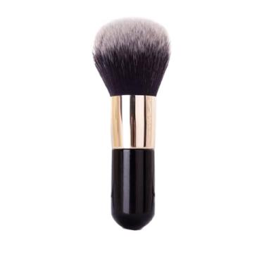Imagem de Pincel grande solto multifuncional para blush pincéis de maquiagem base primer base pincéis cosméticos (preto)