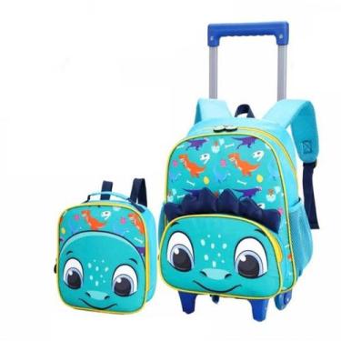 Imagem de Mochila E Lancheira Infantil Baby Escolar Menina Menino - Ponto Verde,