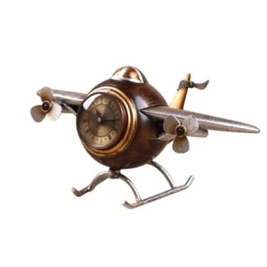 Imagem de Relógio de mesa retro europeu relógio de mesa quarto relógio de mesa relógio de cabeceira pequeno relógio de sala de estar relógio de mesa ornamentos relógio de mesa relógio de mesa