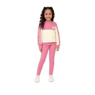 Imagem de Conjunto Moletom Flanelado Menina Malwee Ref. 126525-Feminino