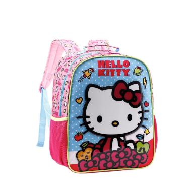 Imagem de Mochila Infantil De Costas Escolar Feminina Hello Kitty Original-Unissex