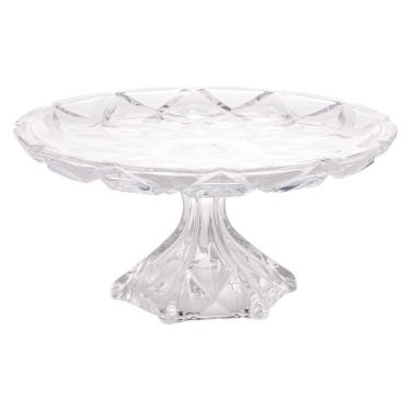 Imagem de Prato com Pé para Bolo Crystal Deli Diamond 30cm - Lyor 