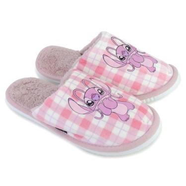 Imagem de Pantufa Feminina Maria Emilia Disney Stitch Rosa - 8334 - Maria Emília