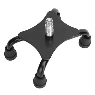 Imagem de KIMISS Bastão de Suporte de Estabilidade de Aço Inoxidável Com pé Quádruplo de Bengala Com Base de Quatro Pontos para Cana de 22 Mm - Design Resistente Ao Deslizamento para Maior Segurança