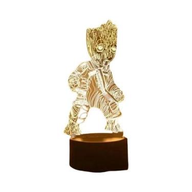 Imagem de Lâmpada LED 3D Do Personagem Ironman Spiderman Da Disney Para Quarto I