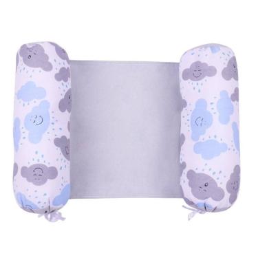 Imagem de Rolinho Protetor Para Bebê 42Cm Nuvem Azul